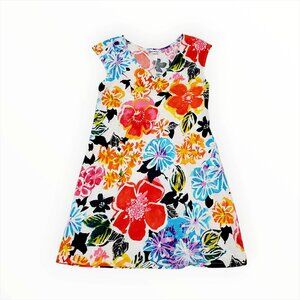 Jams World Women Sherry Mini Dress XS Epiphany W309 Rayon Floral Colorful Hawaii
